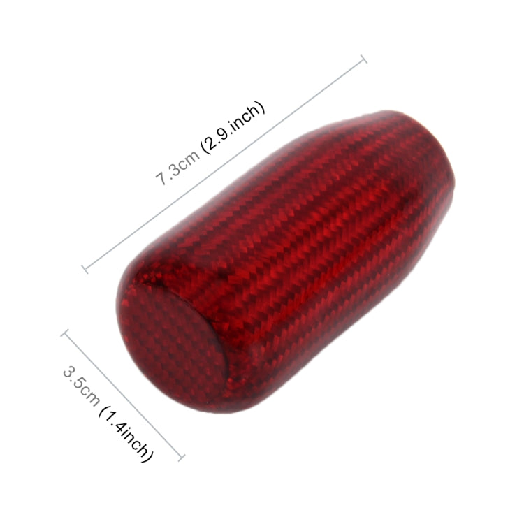 Universal Vehicle Car Shifter Cover Manual Automatic Carbon Fiber Gear Shift Knob - Shift Knob by PMC TechLife | Online Shopping South Africa | PMC TechLife | Buy Now Pay Later Mobicred