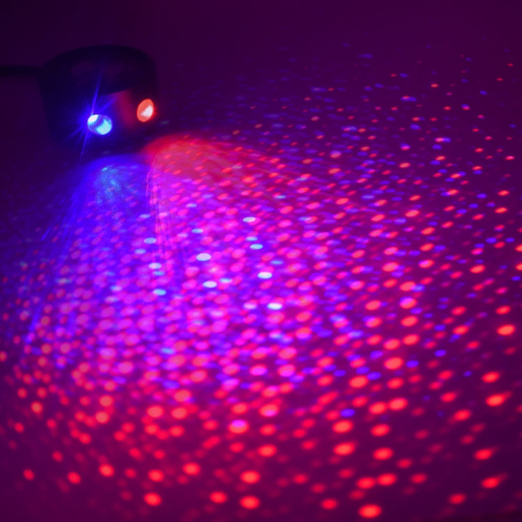 Car Roof Ceiling Decoration 5V Red Blue LED Star Night Lights Projector Atmosphere Galaxy Lamp - Atmosphere lights by PMC TechLife | Online Shopping South Africa | PMC TechLife | Buy Now Pay Later Mobicred