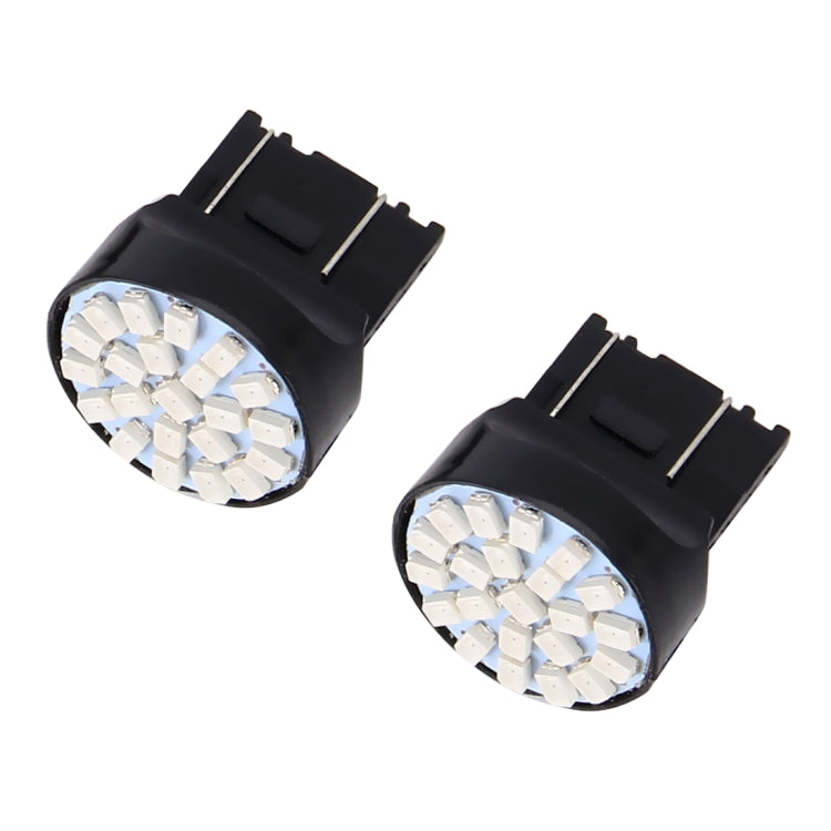 10 PCS T20/7443 Car Auto Lamp 1.2W 22-SMD 1206 LED Bulbs Brake Light - Arrow Turn Lights by PMC TechLife | Online Shopping South Africa | PMC TechLife | Buy Now Pay Later Mobicred