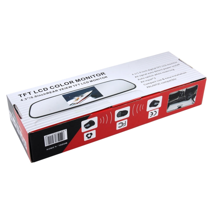 5.0 inch 480*272 Rear View TFT-LCD Color Car Monitor, Support Reverse Automatic Screen Function - Car Monitor by PMC TechLife | Online Shopping South Africa | PMC TechLife | Buy Now Pay Later Mobicred