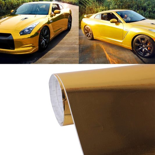 1.52m × 0.5m Electroplating Car Auto Body Decals Sticker Self-Adhesive Side Truck Vinyl Graphics(Gold) - Auto Film by PMC Jewellery | Online Shopping South Africa | PMC Jewellery | Buy Now Pay Later Mobicred