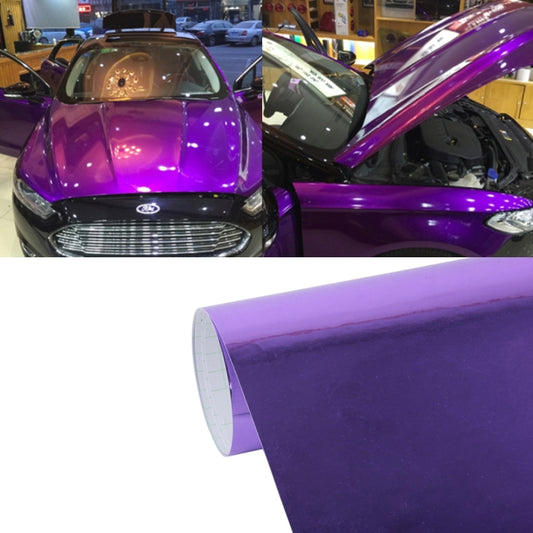 1.52m × 0.5m Electroplating Car Auto Body Decals Sticker Self-Adhesive Side Truck Vinyl Graphics(Purple) - Auto Film by PMC Jewellery | Online Shopping South Africa | PMC Jewellery | Buy Now Pay Later Mobicred