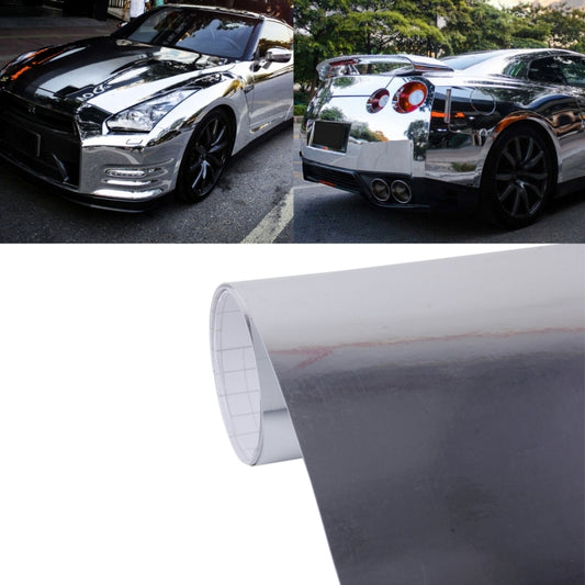 1.52m × 0.5m Electroplating Car Auto Body Decals Sticker Self-Adhesive Side Truck Vinyl Graphics(Silver) - Auto Film by PMC Jewellery | Online Shopping South Africa | PMC Jewellery | Buy Now Pay Later Mobicred