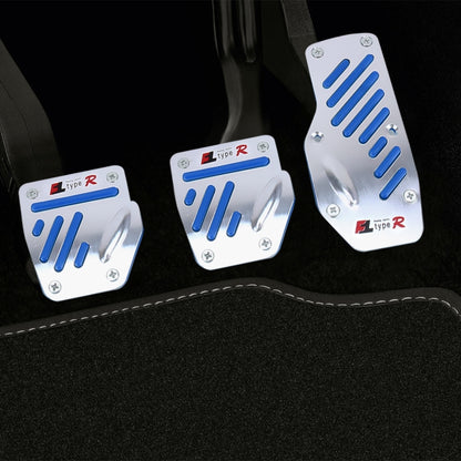 CS-321 3 in 1 Non-Slip Manual Car Truck Pedals Foot Brake Pad Cover Set (Blue) - Foot Pedal by PMC Jewellery | Online Shopping South Africa | PMC Jewellery