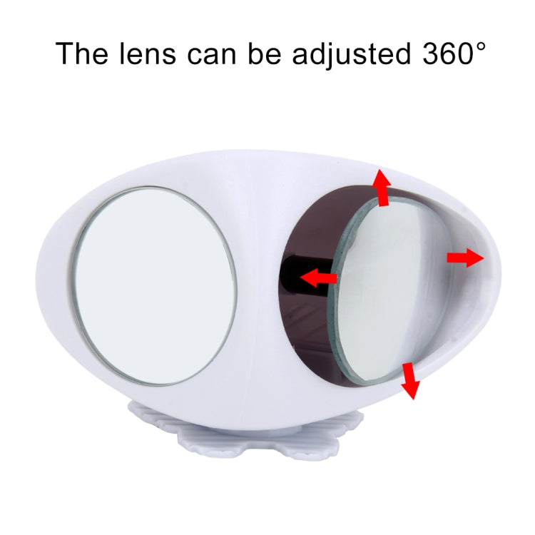 3R-051 360 Degrees Rotatable Left Blind Spot Side Assistant Mirror for Auto Car - free shipping - PMC TechLife - Order now!
