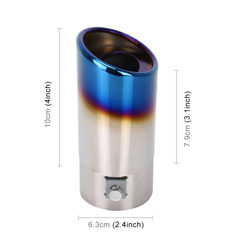 Universal Car Styling Stainless Steel Straight Exhaust Tail Muffler Tip Pipe - Exhaust Pipes by PMC TechLife | Online Shopping South Africa | PMC TechLife | Buy Now Pay Later Mobicred