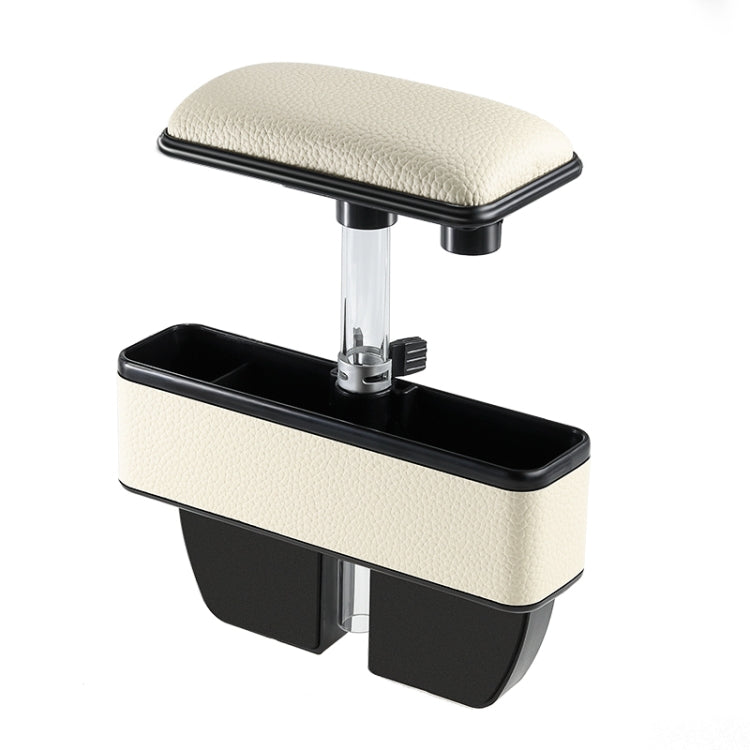 Universal Car Multi-functional Console Side Pocket Seat Gap Side Storage Box with Elbow Support Pad (Beige) - Stowing Tidying by PMC TechLife | Online Shopping South Africa | PMC TechLife | Buy Now Pay Later Mobicred