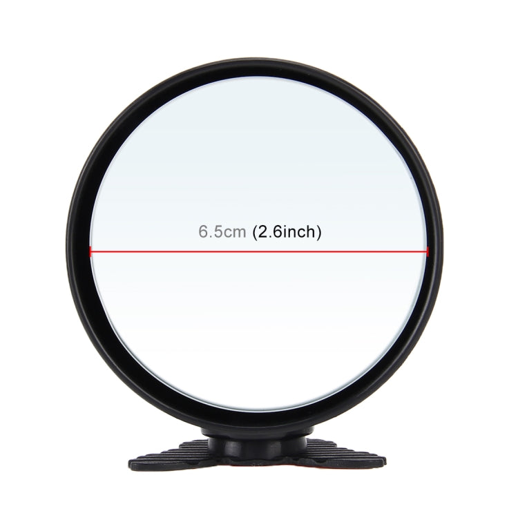 3R-044 Auxiliary Rear View Mirror Car Adjustable Blind Spot Mirror Wide Angle Auxiliary Rear View Side Mirror(Black) - Interior Mirrors by 3R | Online Shopping South Africa | PMC TechLife | Buy Now Pay Later Mobicred