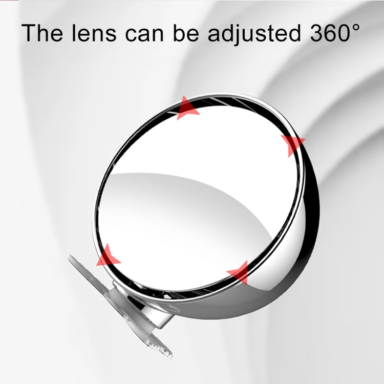 3R-044 Auxiliary Rear View Mirror Car Adjustable Blind Spot Mirror Wide Angle Auxiliary Rear View Side Mirror (White) - Interior Mirrors by 3R | Online Shopping South Africa | PMC TechLife | Buy Now Pay Later Mobicred