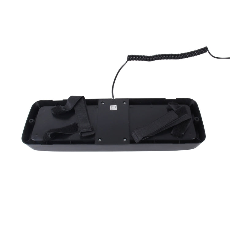 High qulaity DC 12V,9W LED Waterproof Car Sunshade White Light Warning Lights Strobe Emergency Lights Flashing Light with 12 Kinds Flash Patterns - Warning Lights by PMC TechLife | Online Shopping South Africa | PMC TechLife | Buy Now Pay Later Mobicred