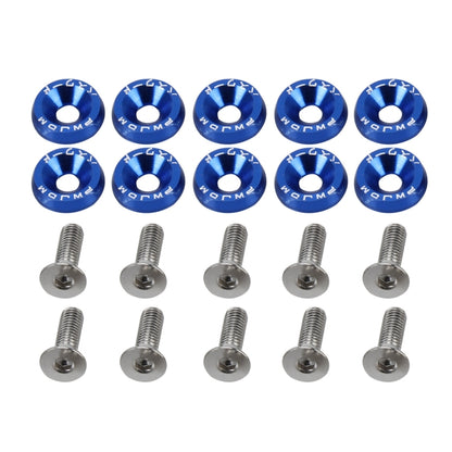 10 PCS Car Modified Screw Gaskets Bodywork Stainless Steel Gasket Bolts, Diameter: 19mm(Blue) - Nuts & Bolts by PMC Jewellery | Online Shopping South Africa | PMC Jewellery | Buy Now Pay Later Mobicred