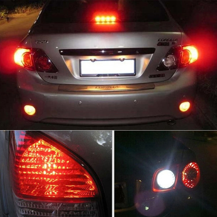 2 PCS 7443 15W 1300LM 6500K 28 SMD-3030 LED Car Brake Lights Turn Light, DC 12V(White Light) - Brake Lights by PMC Jewellery | Online Shopping South Africa | PMC Jewellery | Buy Now Pay Later Mobicred