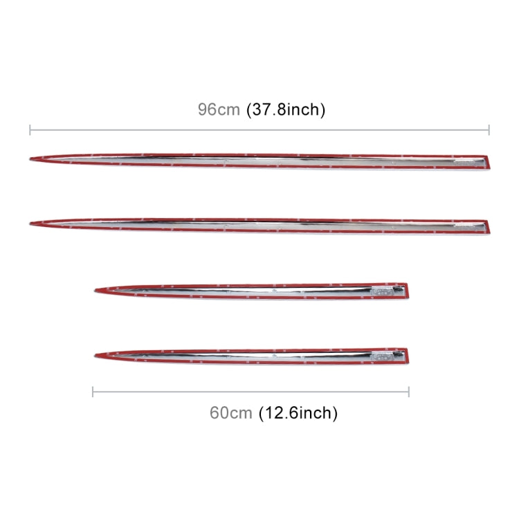 4 PCS Universal Car Door Anti-collision Strip Protection Guards - Anti Collision Sticker by PMC TechLife | Online Shopping South Africa | PMC TechLife | Buy Now Pay Later Mobicred