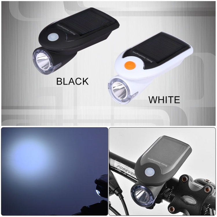 3W 240LM USB Solar Energy Motorcycle / Bicycle Front Light (Black) - Headlights by PMC TechLife | Online Shopping South Africa | PMC TechLife | Buy Now Pay Later Mobicred
