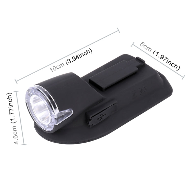 3W 240LM USB Solar Energy Motorcycle / Bicycle Front Light (Black) - Headlights by PMC TechLife | Online Shopping South Africa | PMC TechLife | Buy Now Pay Later Mobicred