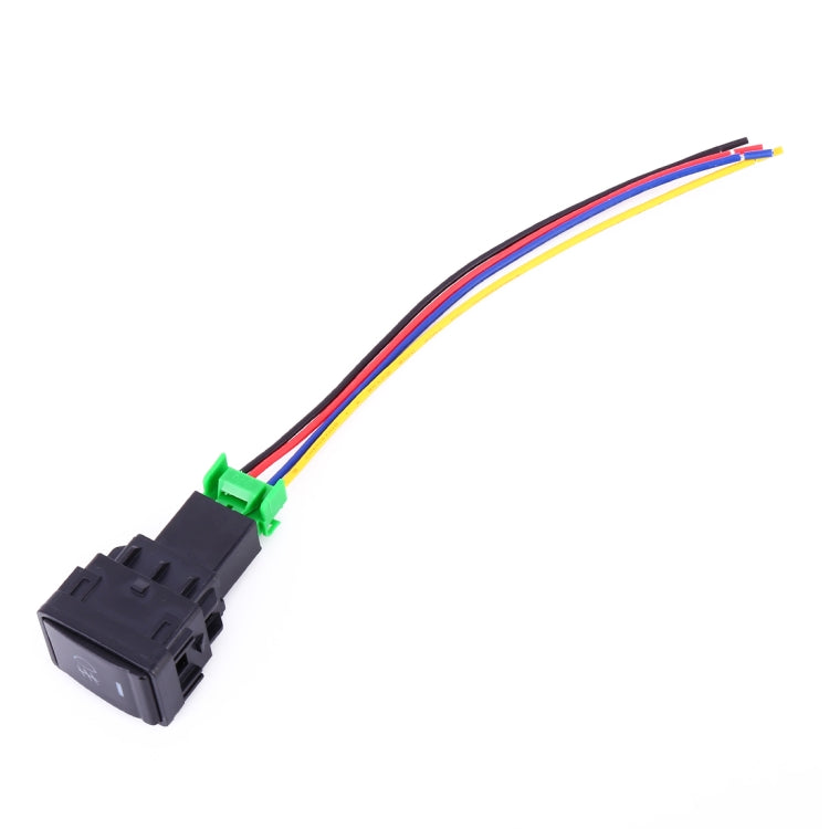 Car Fog Light 5 Pin On-Off Button Switch with Cable for Nissan Sylphy(Green Light) - Car Switches by PMC TechLife | Online Shopping South Africa | PMC TechLife