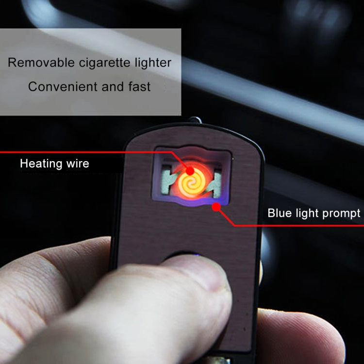 2 in 1 Universal Car Detachable Electronic Cigarette Lighter + Trash Rubbish Bin Ashtray(Blue) - Ashtrays by PMC TechLife | Online Shopping South Africa | PMC TechLife | Buy Now Pay Later Mobicred