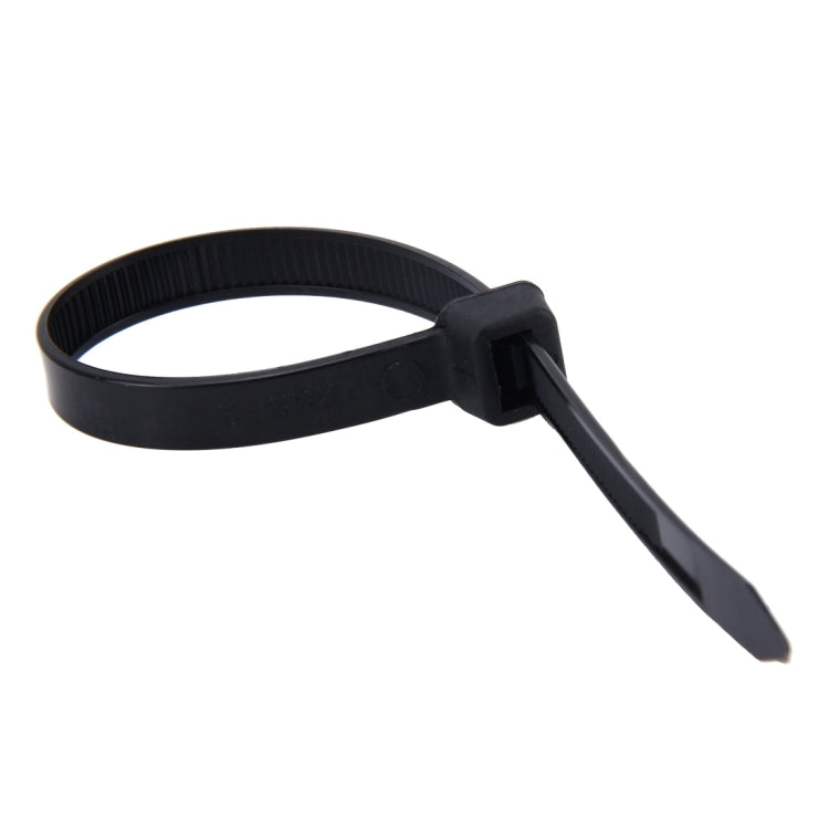 100pcs /Pack 8mm*200mm Nylon Cable Ties(Black) - Booster Cable & Clip by PMC TechLife | Online Shopping South Africa | PMC TechLife