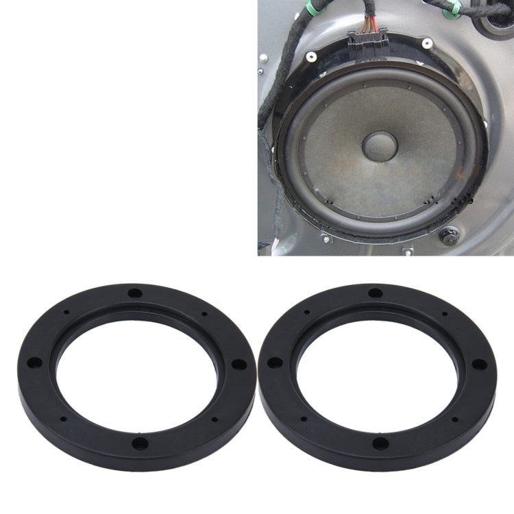 2 PCS 4 inch Car Auto ABS Loudspeaker Base Protection Hollow Cover Holder Mat, Inner Diameter: 10cm - free shipping - PMC TechLife - Order now!