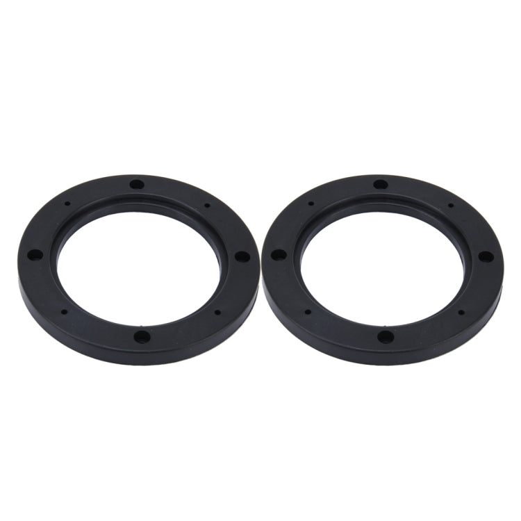 2 PCS 4 inch Car Auto ABS Loudspeaker Base Protection Hollow Cover Holder Mat, Inner Diameter: 10cm - free shipping - PMC TechLife - Order now!