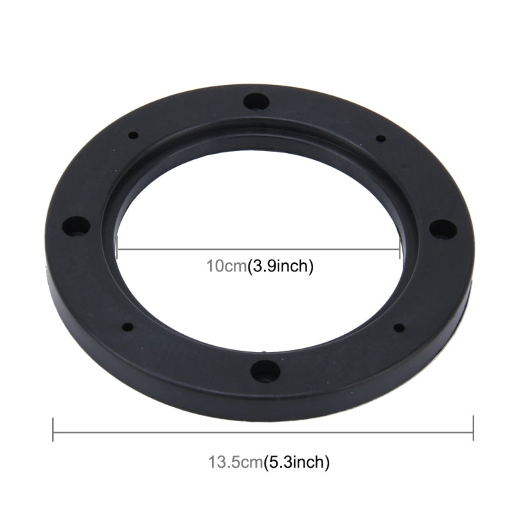 2 PCS 4 inch Car Auto ABS Loudspeaker Base Protection Hollow Cover Holder Mat, Inner Diameter: 10cm - free shipping - PMC TechLife - Order now!