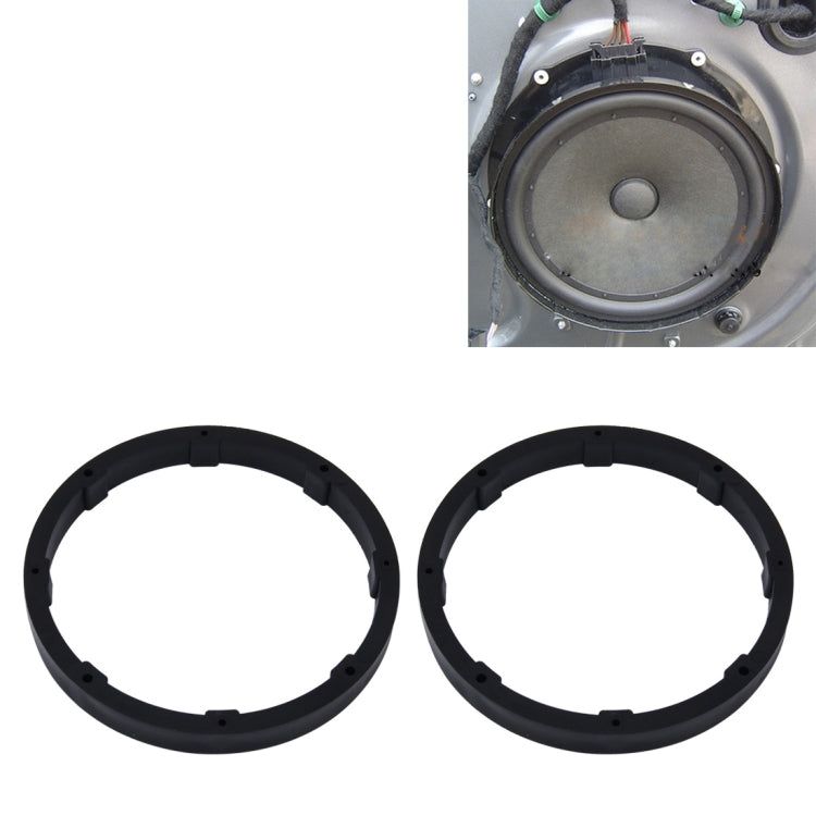 2 PCS 6.5 inch Car Auto ABS  Loudspeaker Base Protection Solid Cover Holder Mat, Inner Diameter: 14.5cm - Car Amplifiers by PMC TechLife | Online Shopping South Africa | PMC TechLife | Buy Now Pay Later Mobicred