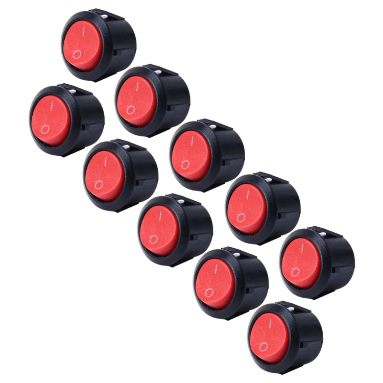 10 PCS Car Auto Universal DIY 2 Pin Round Cap OFF- ON Push Button - Car Switches by PMC TechLife | Online Shopping South Africa | PMC TechLife | Buy Now Pay Later Mobicred