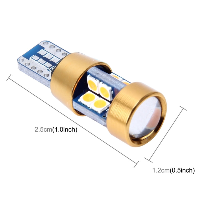 2 PCS T10 3W Error-Free Car Clearance Light with 19 SMD-3030 LED Lamp, DC 12V (Orange Light) - Clearance Lights by PMC TechLife | Online Shopping South Africa | PMC TechLife | Buy Now Pay Later Mobicred
