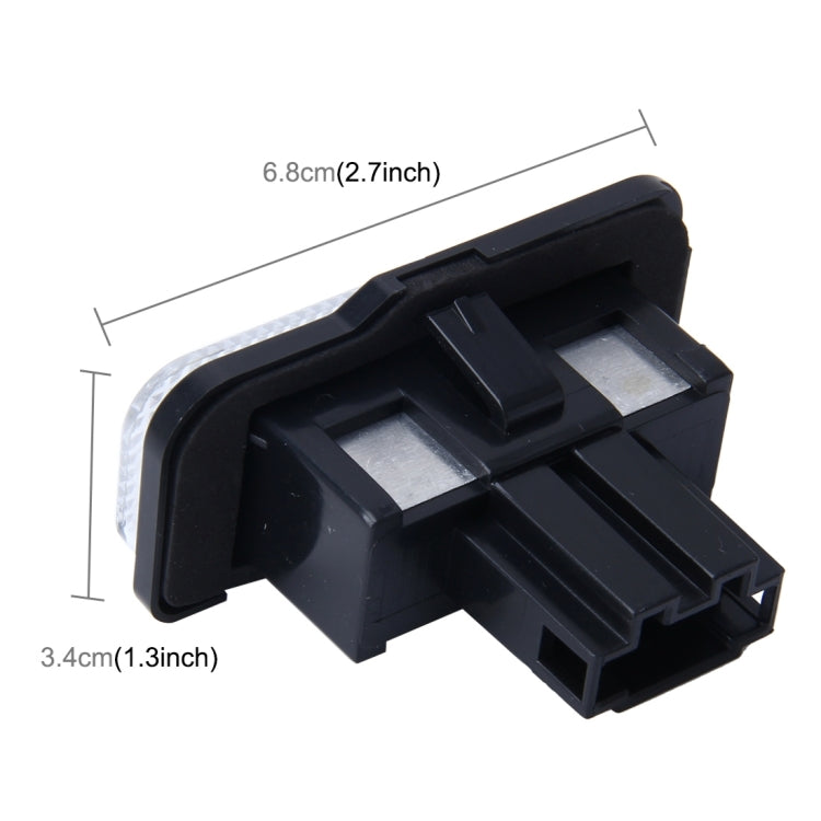 2 PCS Canbus License Plate Light with 24 SMD-3528 Lamps for Benz - License Plate Lights by PMC TechLife | Online Shopping South Africa | PMC TechLife | Buy Now Pay Later Mobicred