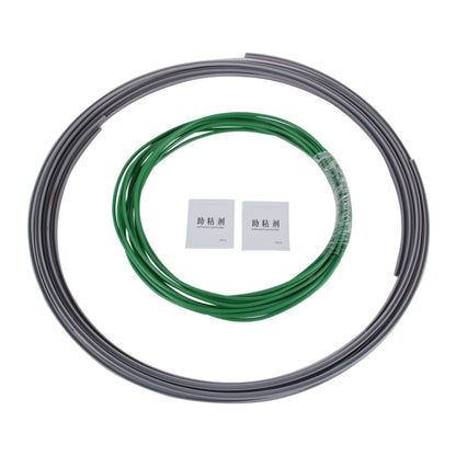 Universal Decorative Scratchproof Stickup 4×2M Flexible Car Wheel Hub Trim Mouldings Shining Decoration Strip with Protective Bottom Slot(Green) - Decorative Strip by PMC Jewellery | Online Shopping South Africa | PMC Jewellery | Buy Now Pay Later Mobicred