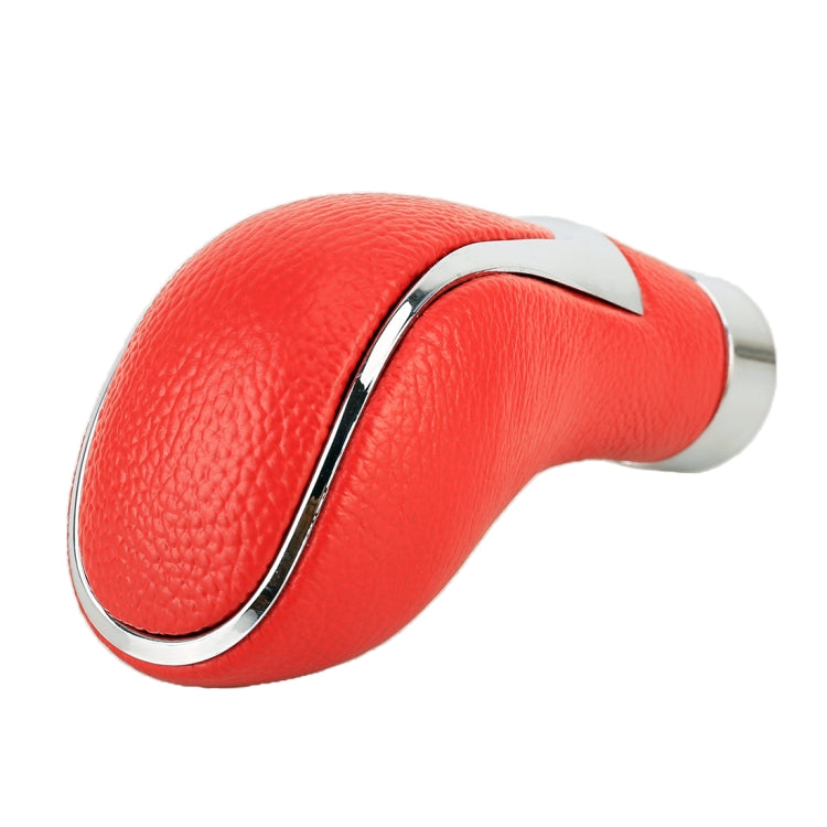Universal Car PU Leather and Metal Gear Shift Knob Modified Auto Car Transmission Shift Lever Knob(Red) - Shift Knob by PMC TechLife | Online Shopping South Africa | PMC TechLife | Buy Now Pay Later Mobicred