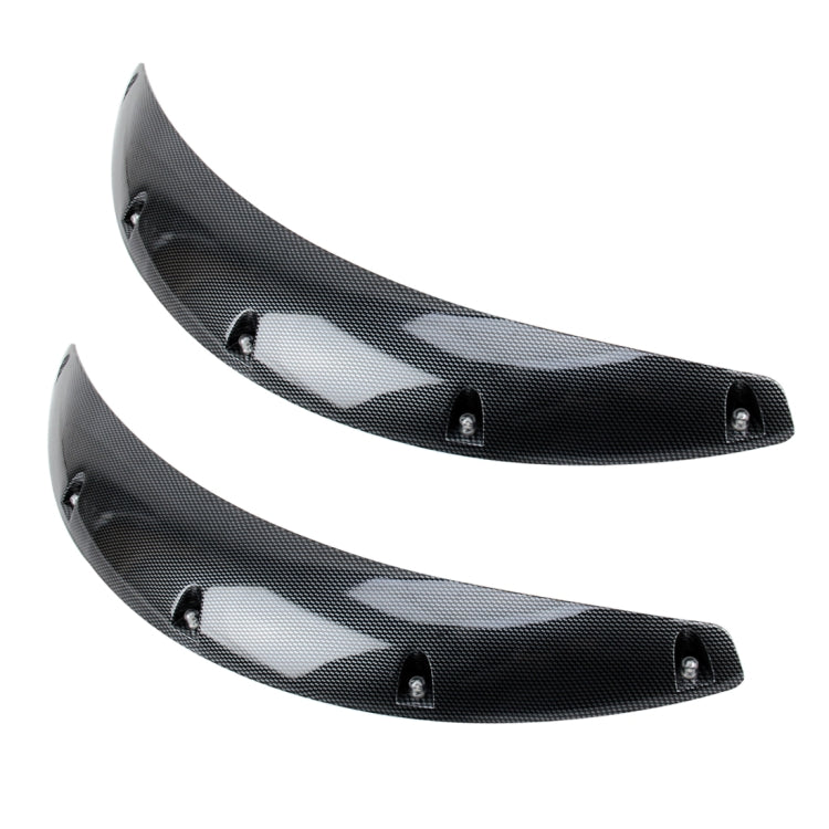2 PCS 58cm Car Stickers Rubber Round Arc Strips Fender Flares Wheel Eyebrow Decal Sticker(Black) - Mudguards by PMC TechLife | Online Shopping South Africa | PMC TechLife | Buy Now Pay Later Mobicred