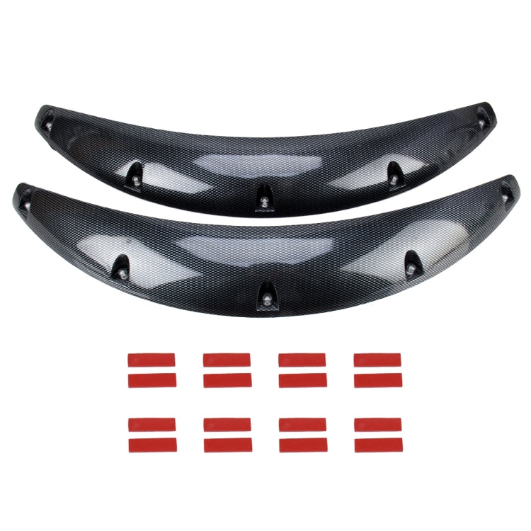 2 PCS 58cm Car Stickers Rubber Round Arc Strips Fender Flares Wheel Eyebrow Decal Sticker(Black) - Mudguards by PMC TechLife | Online Shopping South Africa | PMC TechLife | Buy Now Pay Later Mobicred