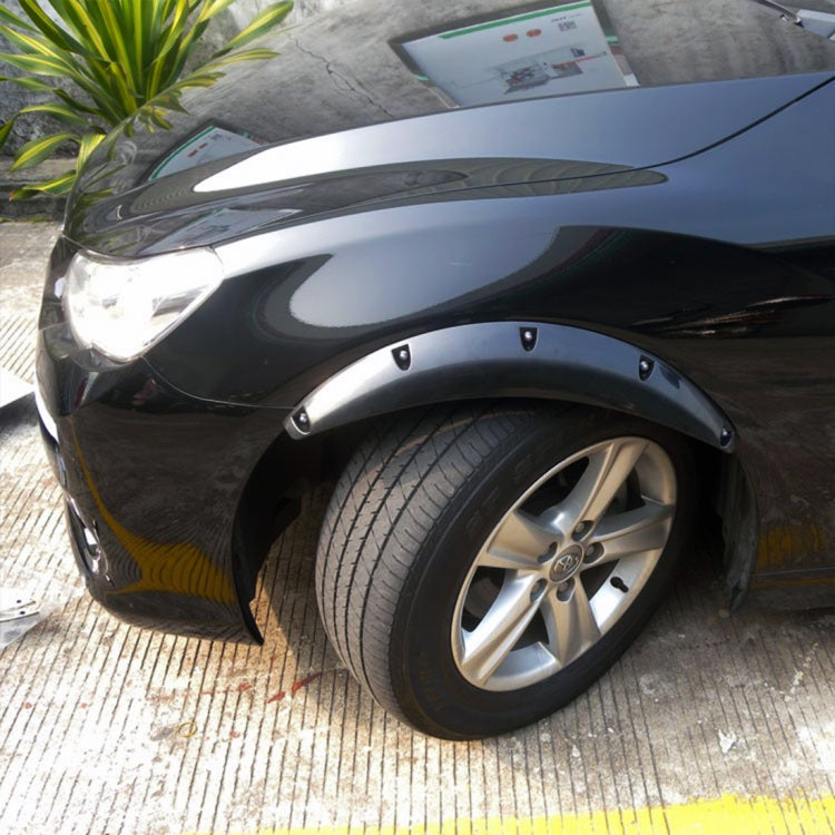 2 PCS 58cm Car Stickers Rubber Round Arc Strips Fender Flares Wheel Eyebrow Decal Sticker(Black) - Mudguards by PMC TechLife | Online Shopping South Africa | PMC TechLife | Buy Now Pay Later Mobicred