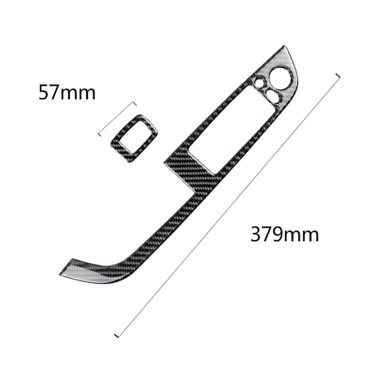 Car Carbon Fiber Window Lift Panel With Folding Key Soild Decorative Sticker for Left Drive BMW Z4  2009-2015 - Car Interior Mouldings by PMC TechLife | Online Shopping South Africa | PMC TechLife | Buy Now Pay Later Mobicred