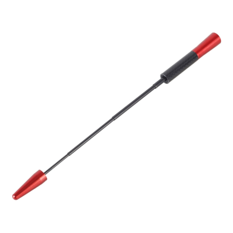 Short Aluminum Carbon Vehicle Car AM/FM Radio Antenna(Red) - Aerials by PMC Jewellery | Online Shopping South Africa | PMC Jewellery