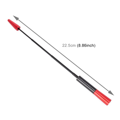 Short Aluminum Carbon Vehicle Car AM/FM Radio Antenna(Red) - Aerials by PMC Jewellery | Online Shopping South Africa | PMC Jewellery