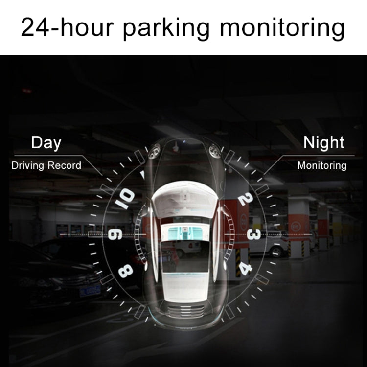 X96 4 inch 2.5D Full HD 1080P Multi-functional Smart Car Dual Lens Video Record Camera Support TF Card / Motion Detection - Car DVRs by PMC TechLife | Online Shopping South Africa | PMC TechLife | Buy Now Pay Later Mobicred