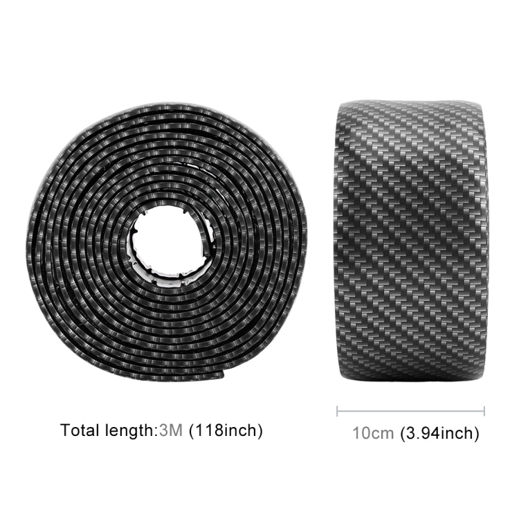 Universal Car Door Threshold Decoration Strip Decorative Sticker, Size : 10CM x 3M(Black) - Decorative Strip by PMC TechLife | Online Shopping South Africa | PMC TechLife | Buy Now Pay Later Mobicred