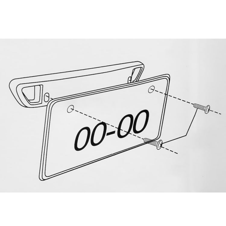 Universal Car License Holder Number Plate Frame Full Carbon Fiber License Plate Holder - License Plate Covers & Frames by PMC TechLife | Online Shopping South Africa | PMC TechLife | Buy Now Pay Later Mobicred