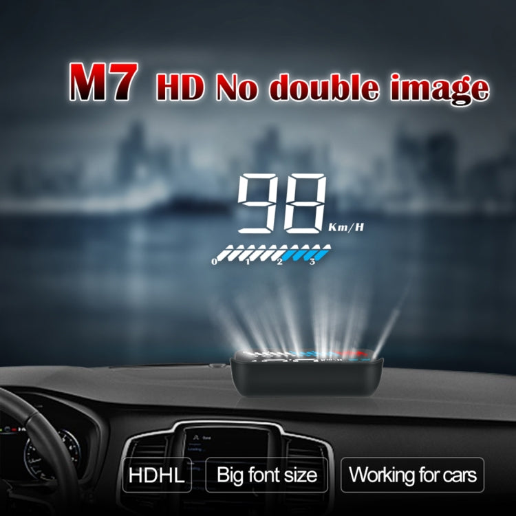 M7 3.5 inch Universal Car OBD2 + GPS HUD Vehicle-mounted Head Up Display Fuel Consumption - Head Up Display System by PMC TechLife | Online Shopping South Africa | PMC TechLife | Buy Now Pay Later Mobicred