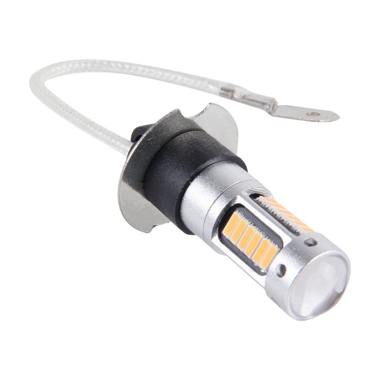 2 PCS H3 10W 30 SMD-4014 LEDs Car Fog Light, DC 12V(Orange Light) - Fog / Driving Lights by PMC TechLife | Online Shopping South Africa | PMC TechLife | Buy Now Pay Later Mobicred