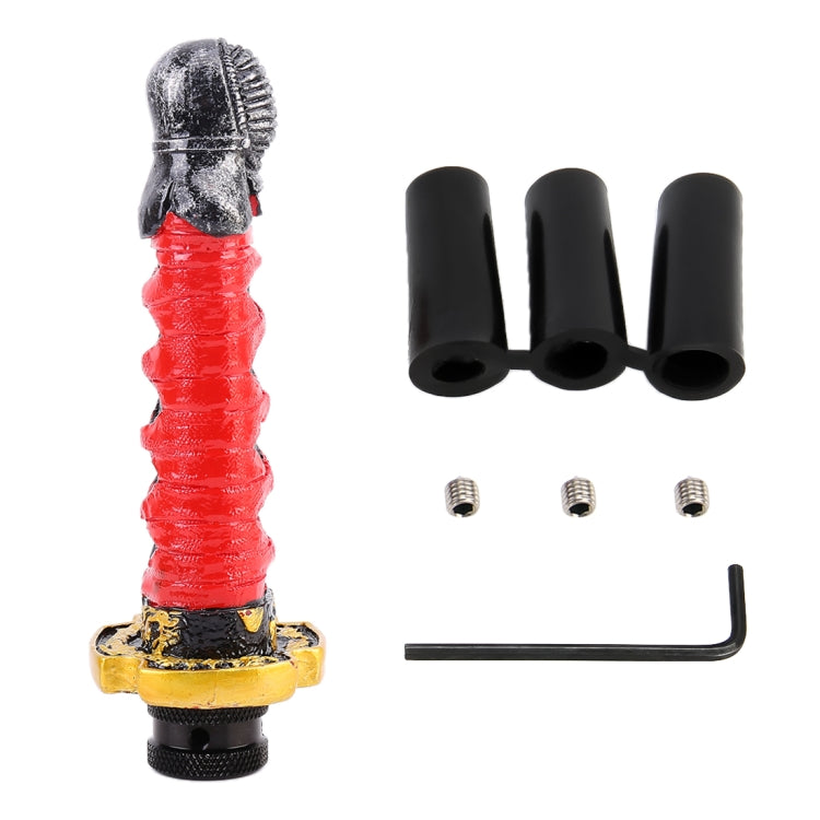 Universal Car Mask Leader Shape Metal Gear Shift Knob Modified Car Auto Transmission Shift Lever Knob - Shift Knob by PMC TechLife | Online Shopping South Africa | PMC TechLife | Buy Now Pay Later Mobicred