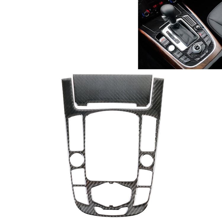 2 PCS Car Carbon Fiber Gear Panel Decorative Sticker for Audi A4L / A5 / Q5 2009-2016 - Car Interior Mouldings by PMC TechLife | Online Shopping South Africa | PMC TechLife | Buy Now Pay Later Mobicred