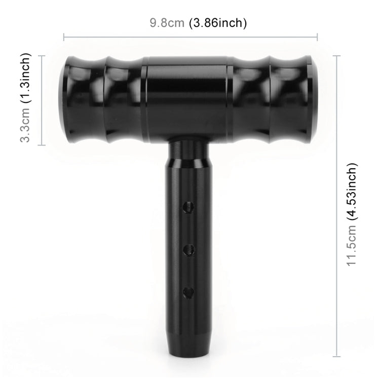 Universal Car Thread T-shaped Gear Head Gear Shift Knob(Black) - Shift Knob by PMC TechLife | Online Shopping South Africa | PMC TechLife | Buy Now Pay Later Mobicred