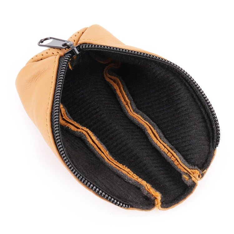 Universal Nonslip Breathable Genuine Leather Car Gear Shift Knob Cover(Brown) - Shift Knob by PMC TechLife | Online Shopping South Africa | PMC TechLife | Buy Now Pay Later Mobicred