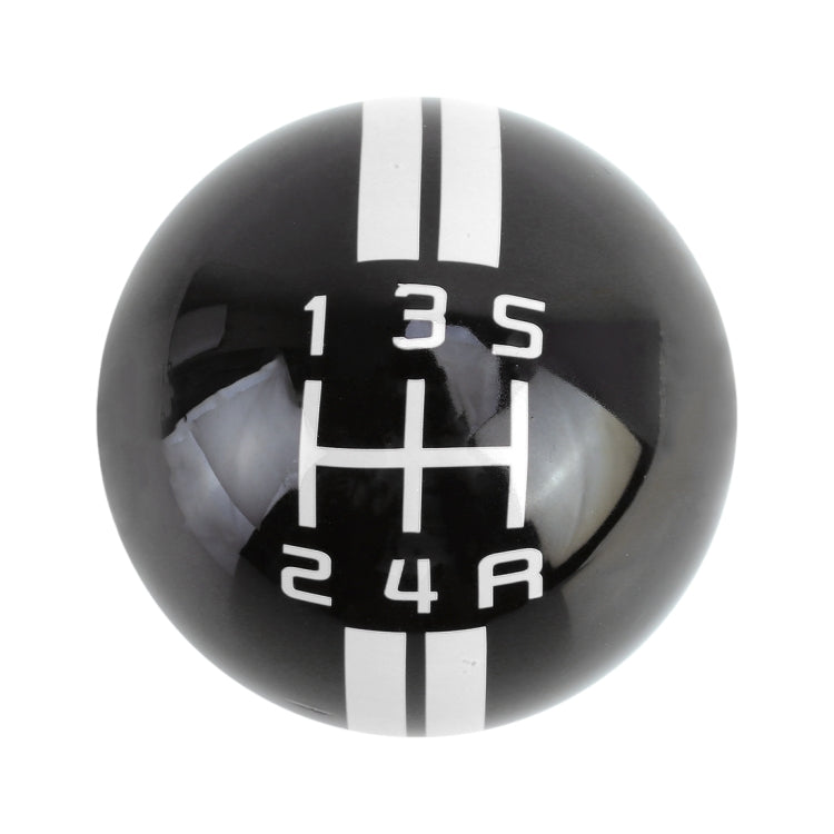 Universal Vehicle Ball Shape Modified Resin Shifter Manual 5-Speed Gear Shift Knob(Black White) - Shift Knob by PMC TechLife | Online Shopping South Africa | PMC TechLife | Buy Now Pay Later Mobicred