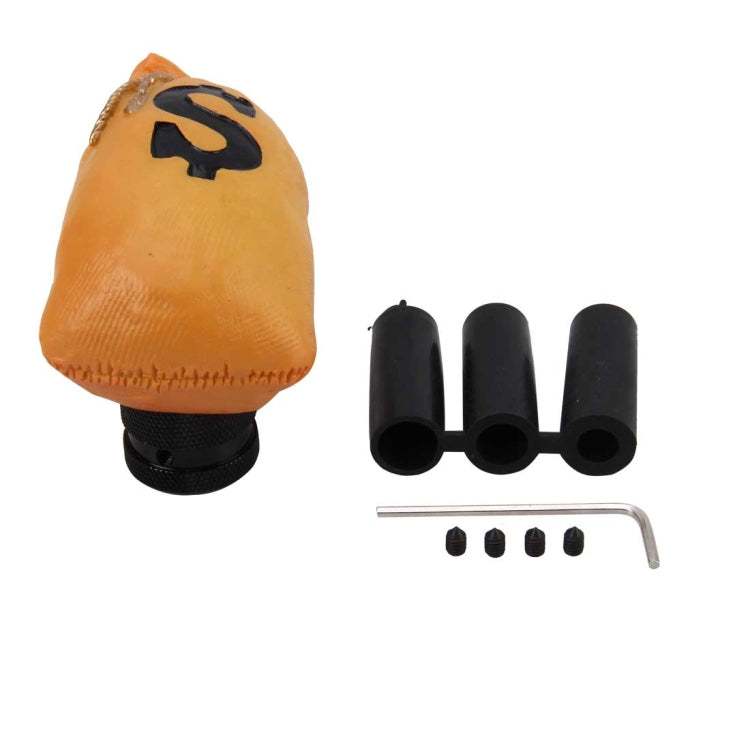 Dollar Money Bag Shaped Universal Vehicle Car Shifter Cover Manual Automatic Gear Shift Knob - Shift Knob by PMC TechLife | Online Shopping South Africa | PMC TechLife | Buy Now Pay Later Mobicred