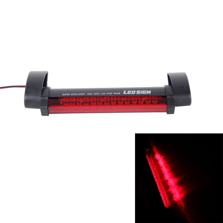 14 LEDs Red Light Car Third Brake Light, DC 12V Cable Length: 80cm - free shipping - PMC TechLife - Order now!