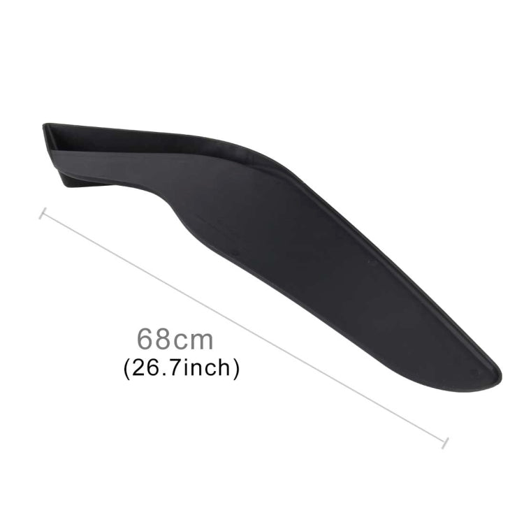 2 PCS Universal Fit Car Front Bumper Spoiler Lip Splitter Diffuser SUV ABS Front Shovel, Length: 68cm - Bumper by PMC TechLife | Online Shopping South Africa | PMC TechLife | Buy Now Pay Later Mobicred